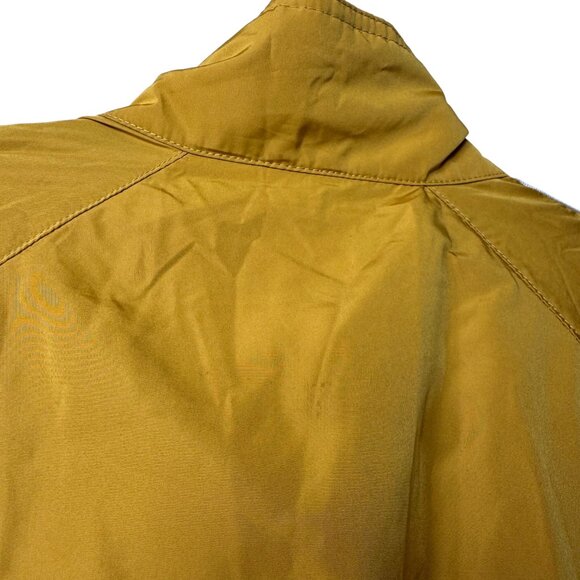 Love Tree Mustard Cropped Windbreaker Bomber Jacket - Medium - Picture 8 of 8